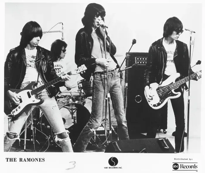Framed Print : The Ramones Performing