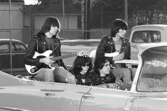 Framed Print : Ramones Ride In Cadillac Driven By DJ Rodney Bingenheimer Framed Print : Ramones Ride In Cadillac Driven By DJ Rodney Bingenheimer