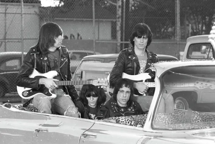 Framed Print : Ramones Ride In Cadillac Driven By DJ Rodney Bingenheimer Framed Print : Ramones Ride In Cadillac Driven By DJ Rodney Bingenheimer