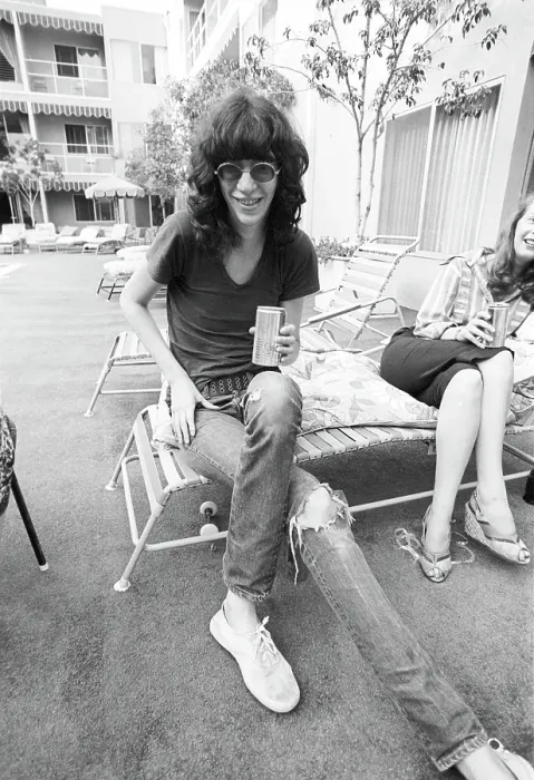 Framed Print : Ramones Singer Lounges Framed Print : Ramones Singer Lounges