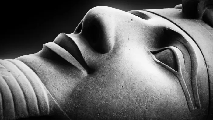 Framed Print : Ramses II statue head Framed Print : Ramses II statue head