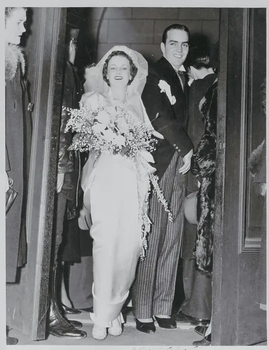 Framed Print : Randolph A. Hearst with His New Wife Catherine Leaving Church Framed Print : Randolph A. Hearst with His New Wife Catherine Leaving Church