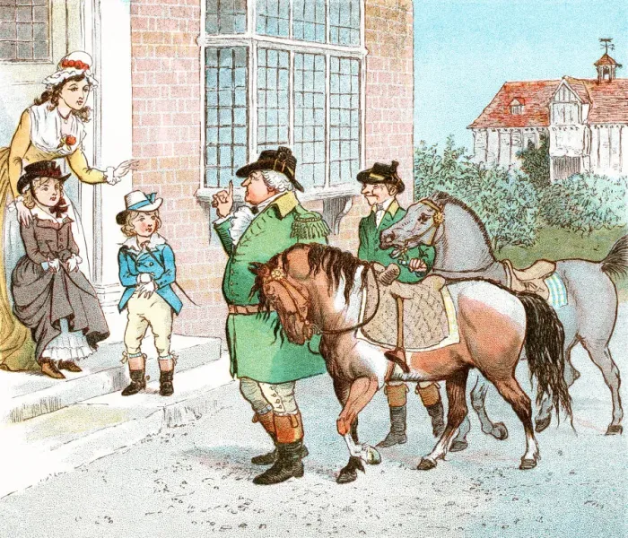 Framed Print : Randolph Caldecott (1846-1886) Illustrations