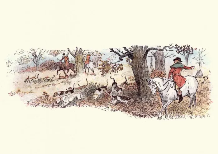 Framed Print : Randolph Caldecott (1846-1886) Illustrations Framed Print : Randolph Caldecott (1846-1886) Illustrations
