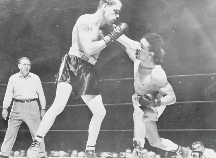Framed Print : Randy Turpin and Bobo Olson Boxing Framed Print : Randy Turpin and Bobo Olson Boxing