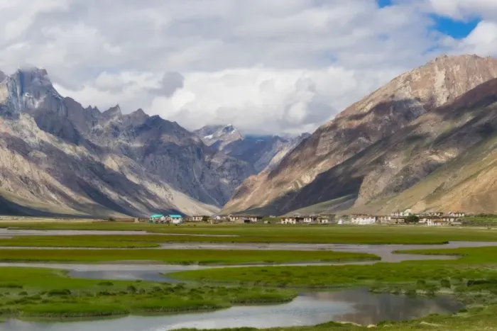 Framed Print : Rangdum village in Zanskar valley Framed Print : Rangdum village in Zanskar valley