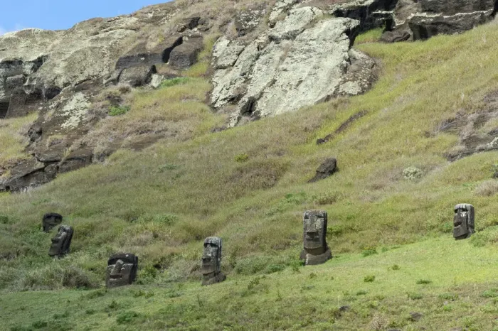 Framed Print : Rano Raraku - Easter Island Framed Print : Rano Raraku - Easter Island
