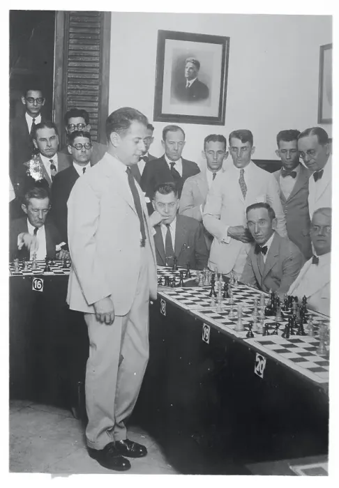 Framed Print : Raoul Capablanca Standing Near Chess Players Framed Print : Raoul Capablanca Standing Near Chess Players