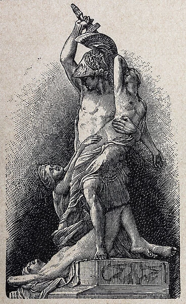 The Rape of Polyxena at the Loggia dei Lanzi