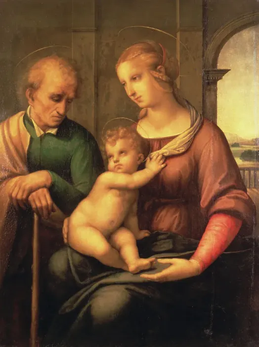 Framed Print : Raphael's Holy Family Painting