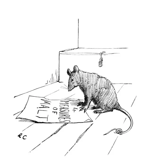 Framed Print : Rat that ate the Malt