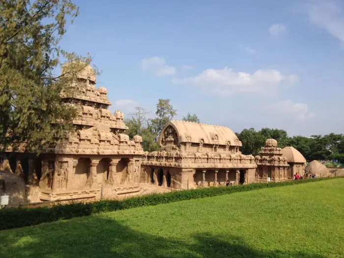 Framed Print : Five Rathas of Mahabalipuram