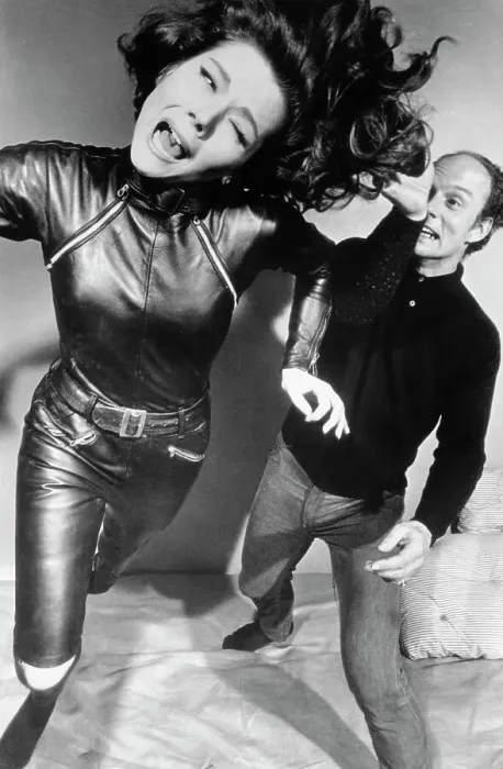 Framed Print : Ray Austin Hitting Diana Rigg Framed Print : Ray Austin Hitting Diana Rigg