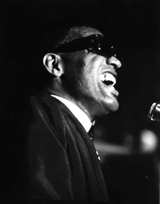 Framed Print : Ray Charles Performing Framed Print : Ray Charles Performing
