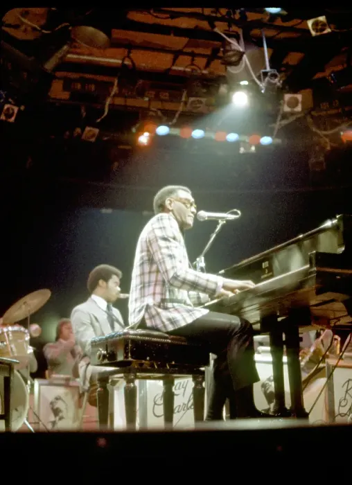 Framed Print : Ray Charles Performing Framed Print : Ray Charles Performing