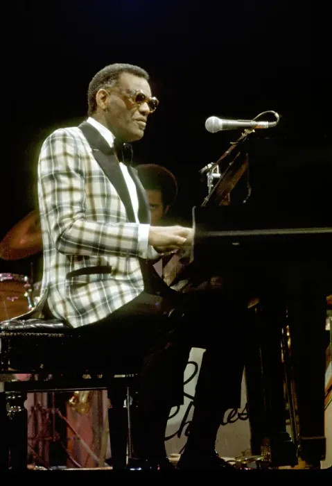 Framed Print : Ray Charles Performing Framed Print : Ray Charles Performing