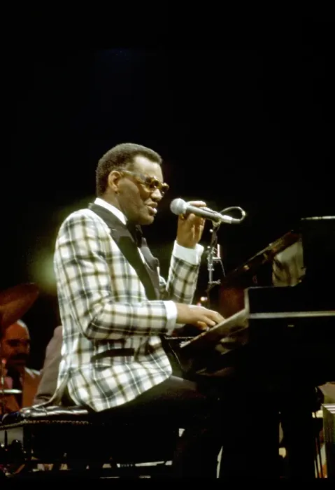 Framed Print : Ray Charles Performing Framed Print : Ray Charles Performing