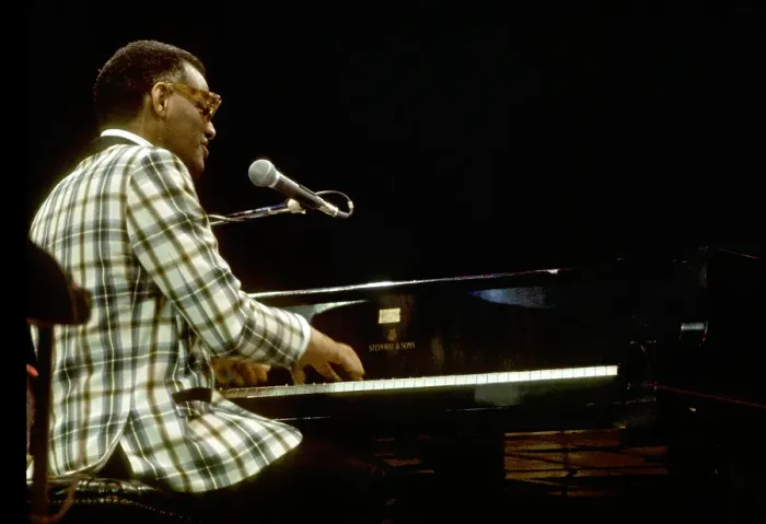 Framed Print : Ray Charles Performing Framed Print : Ray Charles Performing