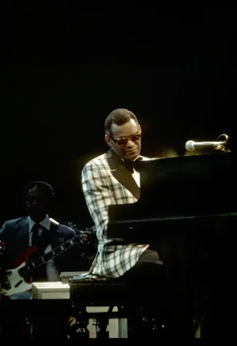 Framed Print : Ray Charles Performing