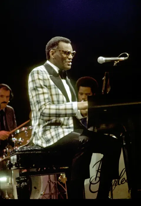 Framed Print : Ray Charles Performing Framed Print : Ray Charles Performing
