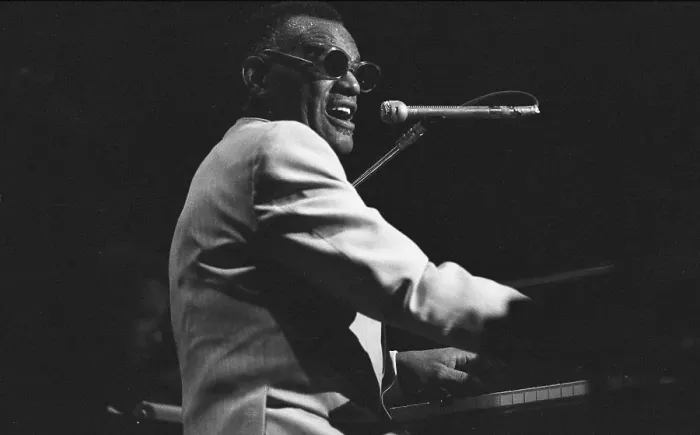 Framed Print : Ray Charles Performing Framed Print : Ray Charles Performing