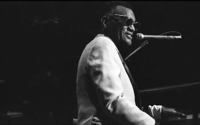 Framed Print : Ray Charles Performing Framed Print : Ray Charles Performing