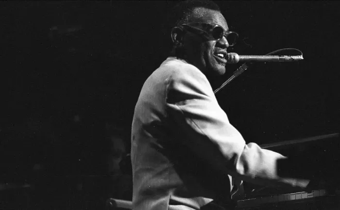 Framed Print : Ray Charles Performing Framed Print : Ray Charles Performing