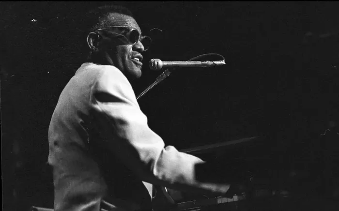 Framed Print : Ray Charles Performing Framed Print : Ray Charles Performing