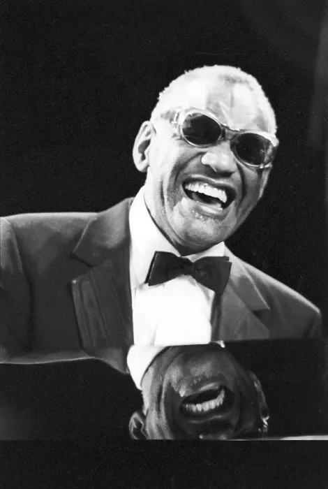 Framed Print : Ray Charles Performing Framed Print : Ray Charles Performing
