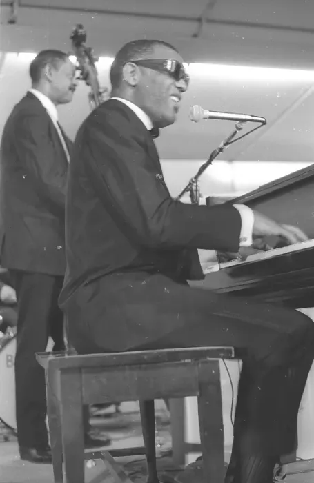 Framed Print : Ray Charles At Sound Blast 66 Framed Print : Ray Charles At Sound Blast 66