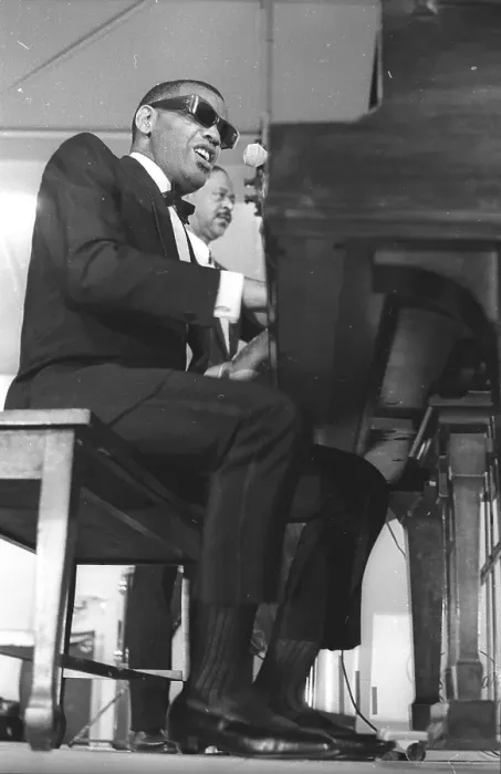 Framed Print : Ray Charles At Sound Blast 66 Framed Print : Ray Charles At Sound Blast 66