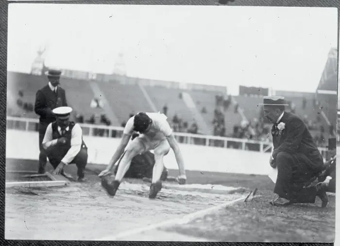 Framed Print : Ray Ewry Performing Broad Jump Framed Print : Ray Ewry Performing Broad Jump