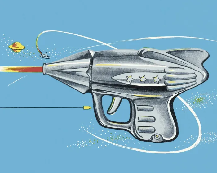 Framed Print : Ray Gun. http: / / csaimages.com / images / istockprofile / csa_vector_dsp.jpg Framed Print : Ray Gun. http: / / csaimages.com / images / istockprofile / csa_vector_dsp.jpg