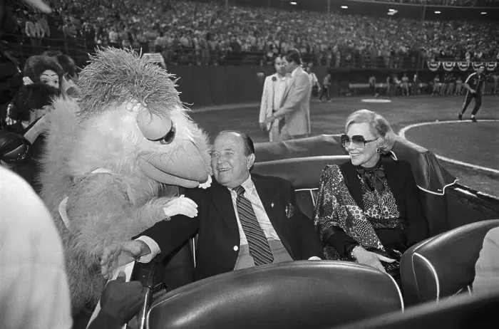 Framed Print : Ray and Joan Kroc Greeting San Diego Chicken Framed Print : Ray and Joan Kroc Greeting San Diego Chicken