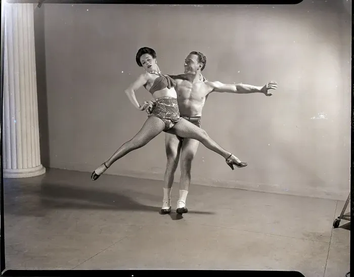 Framed Print : Raye and Naldi Ballroom Dancing