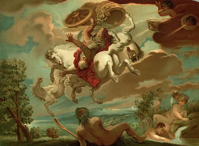 Framed Print : Rays of Jupiter Striking Phaeton Framed Print : Rays of Jupiter Striking Phaeton
