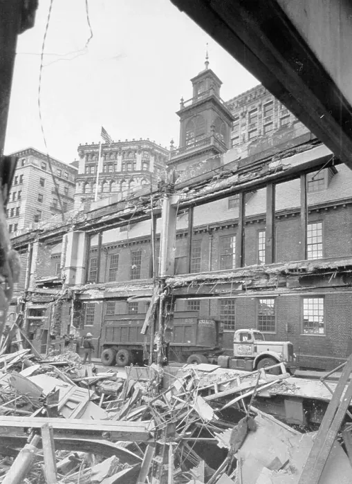 Framed Print : Razed Boston Framed Print : Razed Boston
