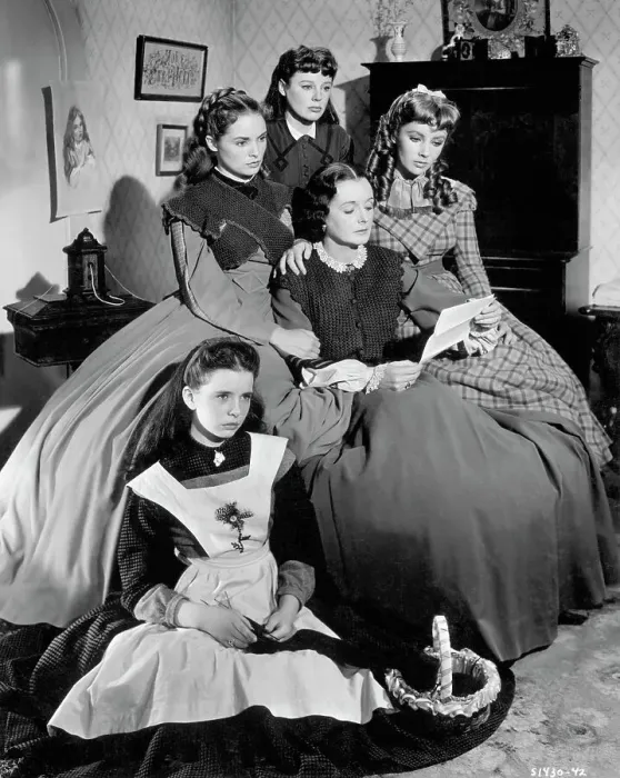 Framed Print : Reading Letter Scene In Little Women Framed Print : Reading Letter Scene In Little Women