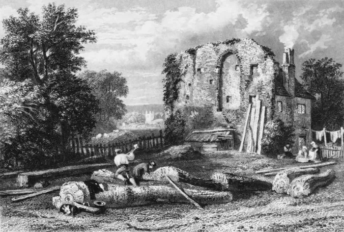 Framed Print : Reading Ruins Framed Print : Reading Ruins