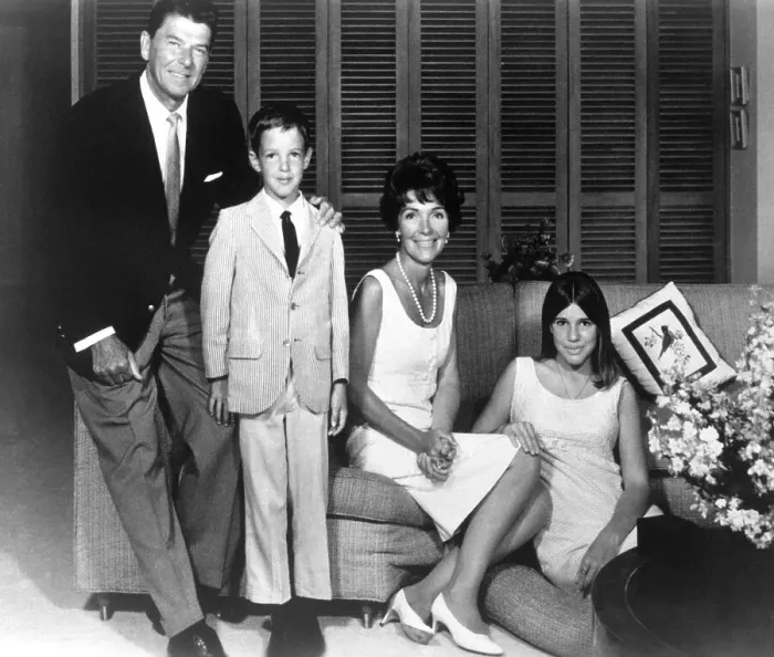 Framed Print : Reagan Family Posing Framed Print : Reagan Family Posing