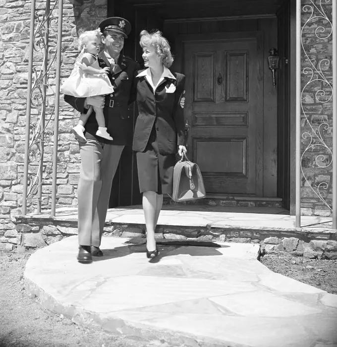 Framed Print : Reagan with Wife Wyman and Daughter Maureen Framed Print : Reagan with Wife Wyman and Daughter Maureen