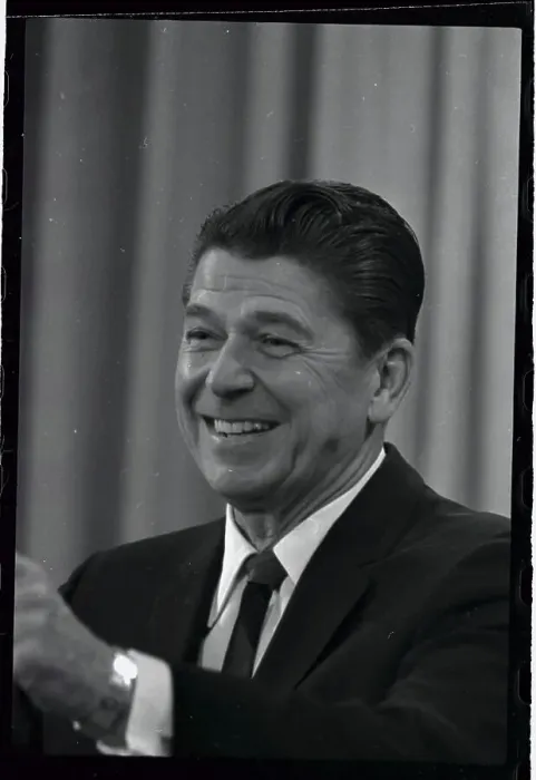 Framed Print : Reagan a Year after Taking Governor's Oath