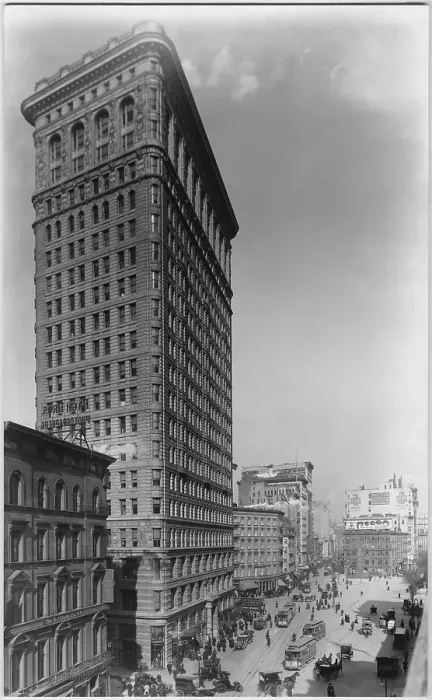 Framed Print : Rear View Of The Flatiron Building