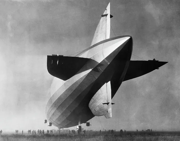 Framed Print : Rear View Of Graf Zeppelin Framed Print : Rear View Of Graf Zeppelin