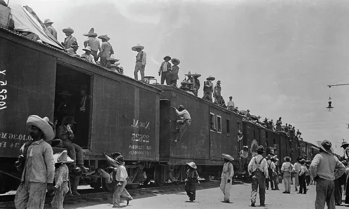 Framed Print : Rebel Troops on Train at Veracruz Framed Print : Rebel Troops on Train at Veracruz