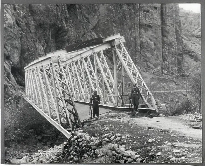 Framed Print : Rebels Guarding Bridge Over Gorge Framed Print : Rebels Guarding Bridge Over Gorge