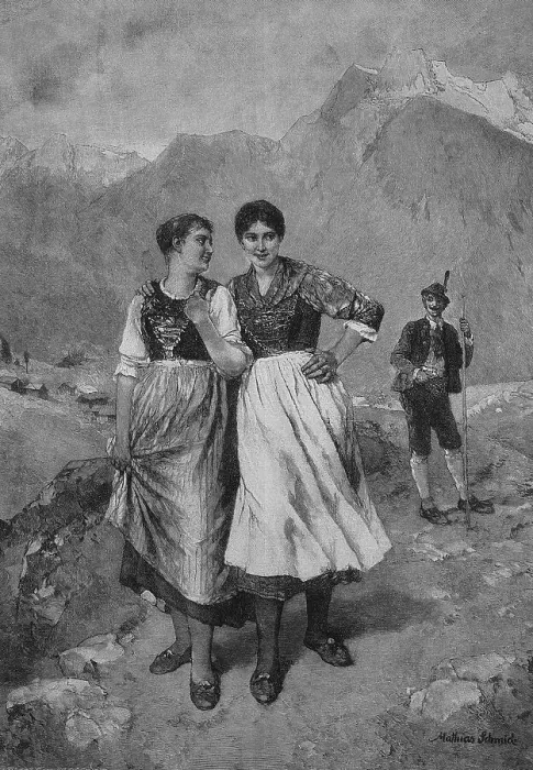 Framed Print : Rebuffed, young man has tried unsuccessfully to strike up a conversation with a young woman, the two woman walk on, Austria, c. 1898, Historic, digital reproduction of an original 19th-century painting, original date unknown Framed Print : Rebuffed, young man has tried unsuccessfully to strike up a conversation with a young woman, the two woman walk on, Austria, c. 1898, Historic, digital reproduction of an original 19th-century painting, original date unknown