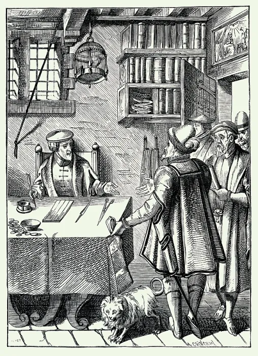 Framed Print : The Receiver of Taxes Framed Print : The Receiver of Taxes