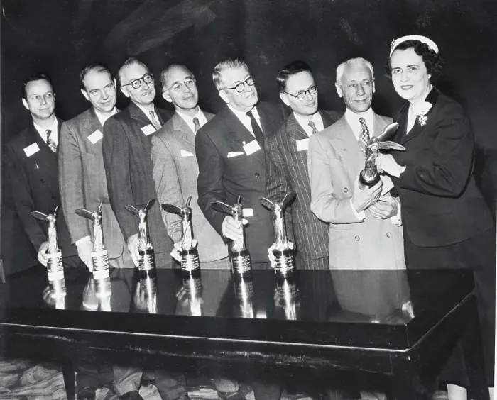 Framed Print : Recipients Holding Lasker Awards Framed Print : Recipients Holding Lasker Awards