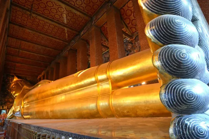 Framed Print : Reclining Buddha Framed Print : Reclining Buddha